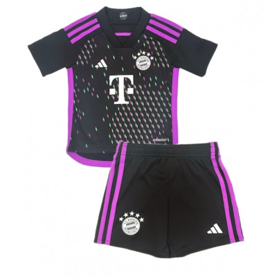 Otroški Nogometni dresi Bayern Munich Joshua Kimmich #6 Gostujoči 2023-24 Kratek Rokav (+ Kratke hlače)